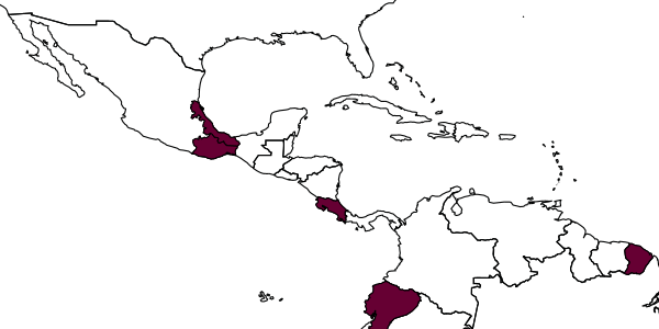 map of Colpotrochia watanka     Gauld & Sithole, 2002